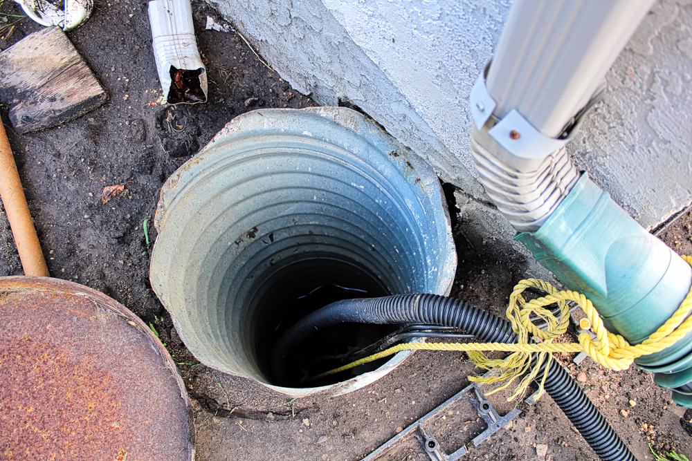 Maintenance for outdoor sump pump and pit