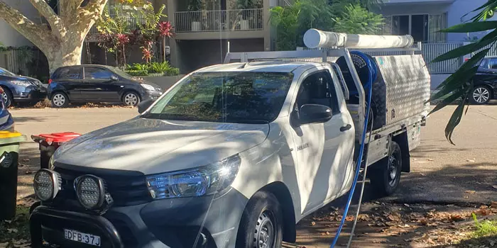 emergency plumbing service vehicle in kogarah