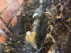 New pressure limiting valve fitted at the water meter at a Caringbah home
