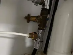 New fridge line valve under a kitchen sink in Engadine