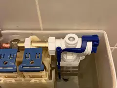 New inlet valve fitted inside a toilet cistern in Grays Point