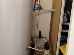 New 80L Thermann hot water system with new valves and copper pipework in Jannali