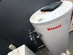 Electric hot water system during a service in Kareela